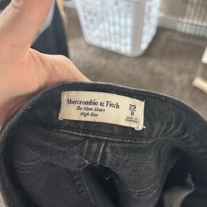 Abercrombie & Fitch Charcoal High Rise Shorts